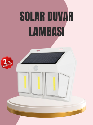 Güneş Enerjili Bahçe ve Duvar Aydınlatma – BK-618-3 LED Lamba