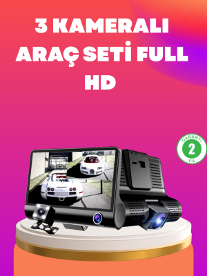 Çift ve Üçlü Lens Seçeneği ile Tüm Açılardan Kayıt Yapan Araç Kamerası