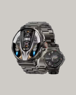 Şık Metal Kasa ve Değiştirilebilir Kordonlarla SW80 Smartwatch - Görsel 5