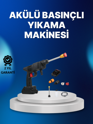 Kablosuz Taşınabilir Basınçlı Yıkama Tabancası Köpük Şişeli