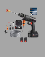 Akülü Basınçlı Yıkama Tabancası 450PSI Su Püskürtme Makinesi - Görsel 4