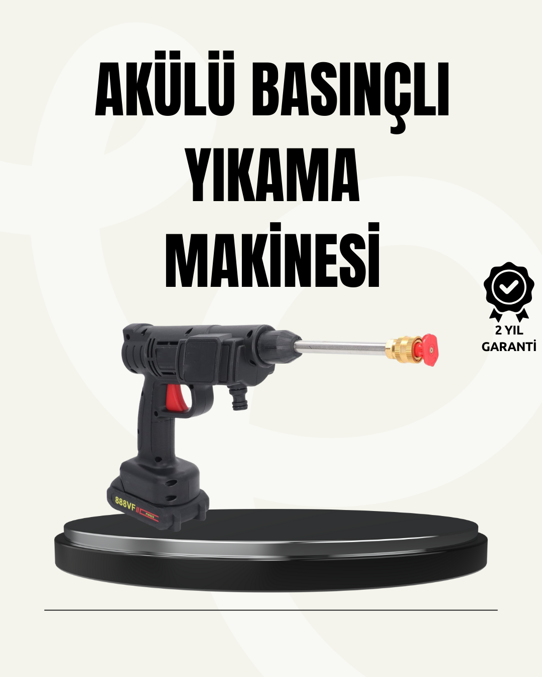 1210442_1-126.png 48V Şarjlı Basınçlı Yıkama Makinesi Kablosuz Su Tabancası - Görsel 1