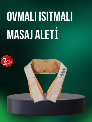 Ovmalı Isıtmalı Masaj Aleti Bel Boyun Omuz İçin Profesyonel Masaj Keyfi