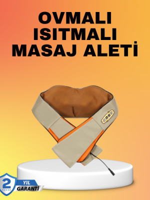 Kas Ağrılarına İyi Gelen Ovmalı Isıtmalı Boyun Omuz Bel Masaj Aleti
