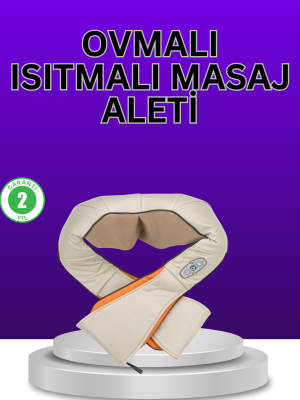 Isıtma Fonksiyonlu Ovmalı Boyun Omuz ve Vücut Masaj Cihazı Rahatlatıcı