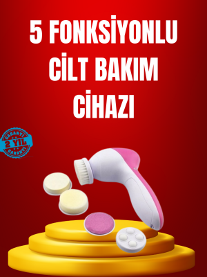 Su Geçirmez Elektrikli Yüz Temizleme ve Masaj Aracı