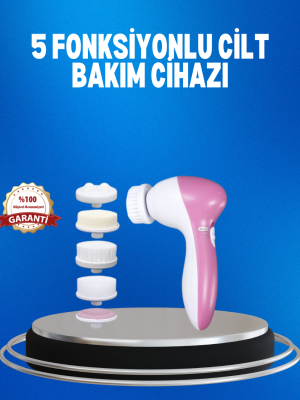 Taşınabilir 5 in 1 Elektrikli Cilt Temizleyici