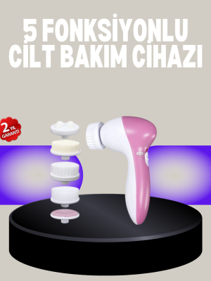 Fırçalı Yüz Temizleme ve Spa Masaj Cihazı