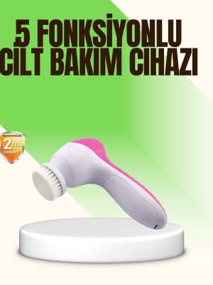 5 in 1 Elektrikli Yüz Temizleme ve Masaj Cihazı