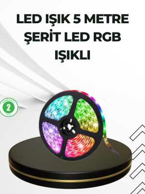 Dekoratif Kumandalı Şerit LED 5 Metre