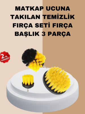 3’lü Matkap Ucu Fırça Takımı Zorlu Kirler İçin