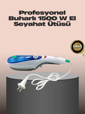 Buharlı Kırışıklık Giderici Pratik Ev ve Seyahat Ütüsü