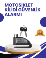 Taşınabilir Alarm Disk Kilidi Motosiklet Scooter Bisiklet Güvenlik