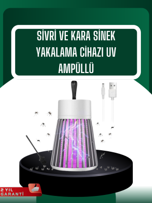 Kamp ve Bahçe İçin Şarjlı Böcek Kovucu Lamba