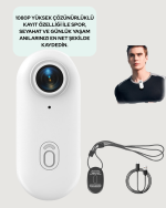 360° Klipsli Manyetik Spor Kamera Yüksek Çözünürlük - Görsel 2