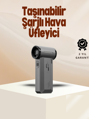 Yüksek Hızlı Kablosuz El Tipi Hava Üfleme Temizlik Cihazı