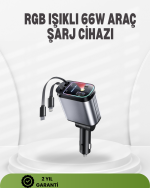 Ford, Opel, Volvo, Skoda Araçlar için 66W Çoklu Hızlı Şarj Cihazı - Görsel 3