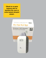 Wireless-N WiFi Repeater 300 Mbps Sinyal Güçlendirici (Kopya) - Görsel 4