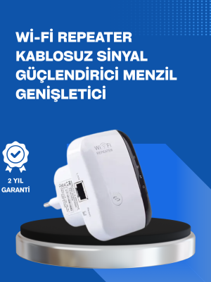 2.4GHz WiFi Tekrarlayıcı Router – WPS Destekli Kablosuz Ağ Genişletici