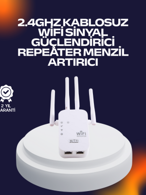 Yüksek Hızlı Parazit Önleyici WiFi Repeater Router