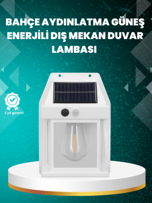 Çok Modlu Güneş Enerjili Bahçe ve Balkon Lambası