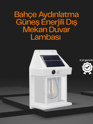 1800 mAh Pilli Solar Duvar Aydınlatma