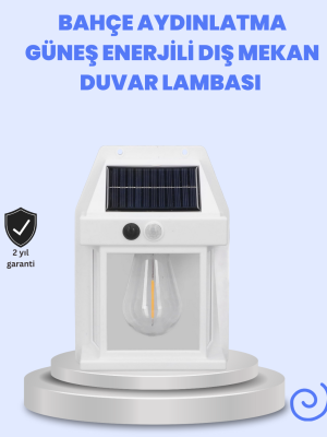 IP65 Su Geçirmez Güneş Paneli Dış Mekan Lamba