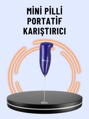 Portatif Kahve Köpürtücü – Latte, Cappuccino, Milkshake ve Puding Yapıcı