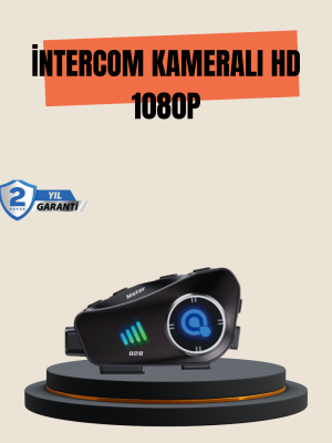 Q28 Motosiklet Kask Bluetooth Kulaklık  Full HD 1080P Kamera