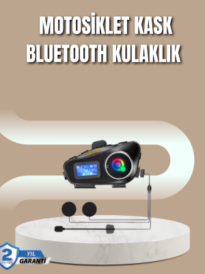 500 Metre İnterkom Mesafeli Kask Kulaklığı Gürültü Engelleyici