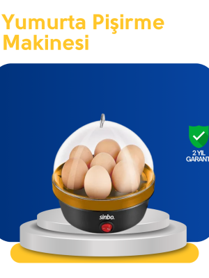 Otomatik Kapanma Özellikli Yumurta Pişirme Makinesi 7 Kapasiteli