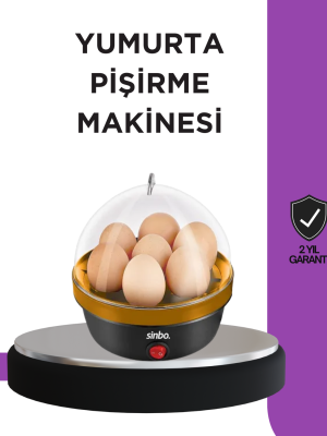 7 Yumurta Kapasiteli Buharlı Yumurta Pişirme Cihazı Sesli Uyarılı