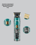 VGR V-695 Şarjlı Saç Sakal Tıraş Makinesi 2600mAh Batarya ve Kılavuz Taraklı - Görsel 2