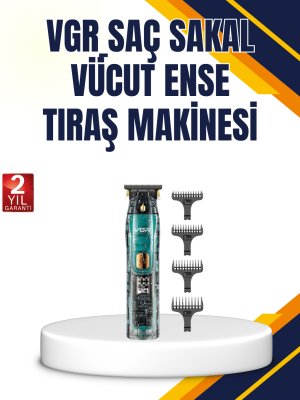 VGR V-695 Profesyonel Tıraş Makinesi Seramik Bıçaklı Turbo Güçlü Motor