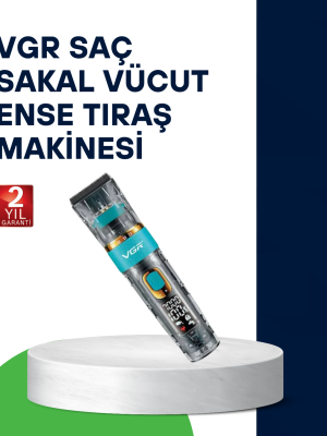 VGR V-695 Profesyonel Saç ve Sakal Kesme Makinesi Şarjlı ve Kablolu Kullanım