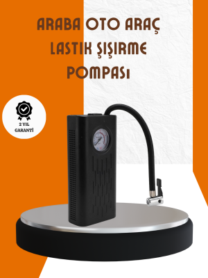 Type-C Şarjlı Güçlü Elektrikli Kompresör Motosiklet Oto Bisiklet İçin