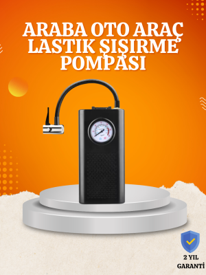 Taşınabilir Elektrikli Oto Motosiklet Bisiklet Lastik Şişirme Pompası