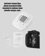 Taşınabilir Pil ve USB Girişli Tansiyon Aleti - Görsel 5