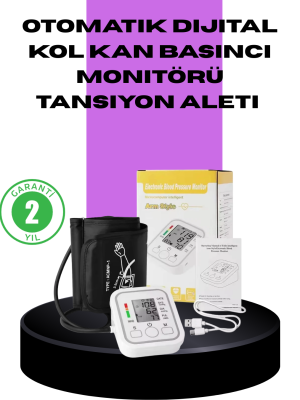 Elektronik Tansiyon Ölçer LCD Dijital Ekranlı