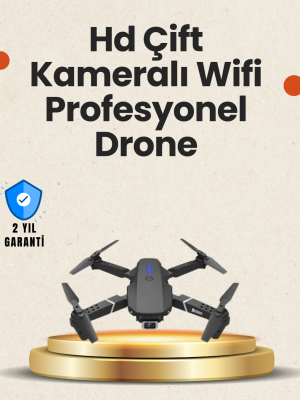 Yükseklik Sabitlemeli Katlanabilir Drone 1080P 4K Kamera Seçenekli