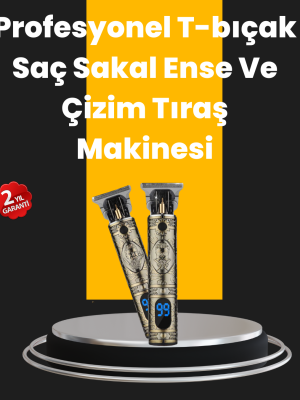 0.1 mm Hassas Kesim Tıraş Makinesi Şarjlı Metal Gövde