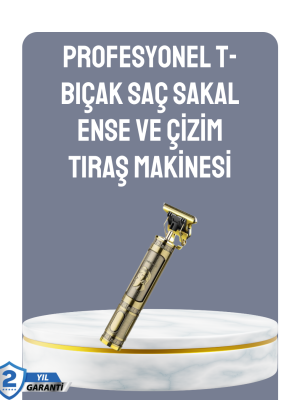 LCD Ekranlı Şarjlı Tıraş Makinesi Erkek Saç Sakal Kesme