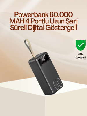 Tüm Cihazlara Uyumlu Çoklu Çıkışlı Powerbank