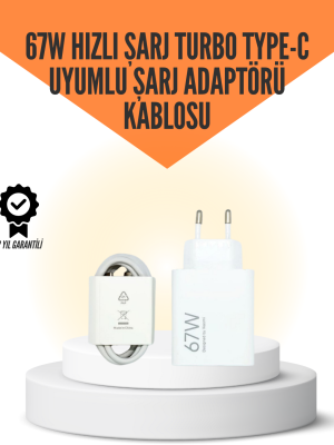 67W Hızlı Şarj Cihazı Yüksek Isı Dayanımlı Type-C Set