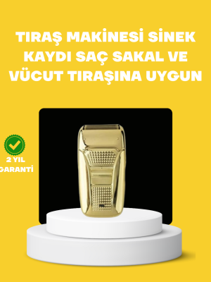 Profesyonel Kuru Kullanım Sakal Tıraş Makinesi Çift Başlıklı