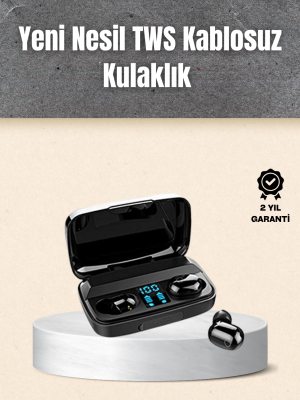 A10s TWS Ergonomik Bluetooth Kulaklık Uzun Pil Ömürlü