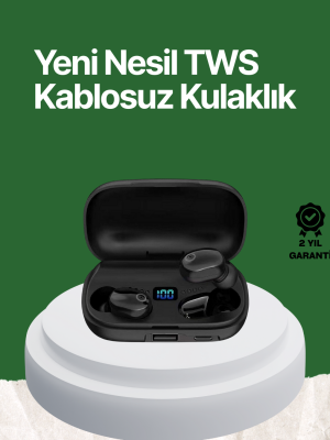 Telefon Şarj Destekli 1800 mAh A10s TWS Kablosuz Kulak İçi Kulaklık