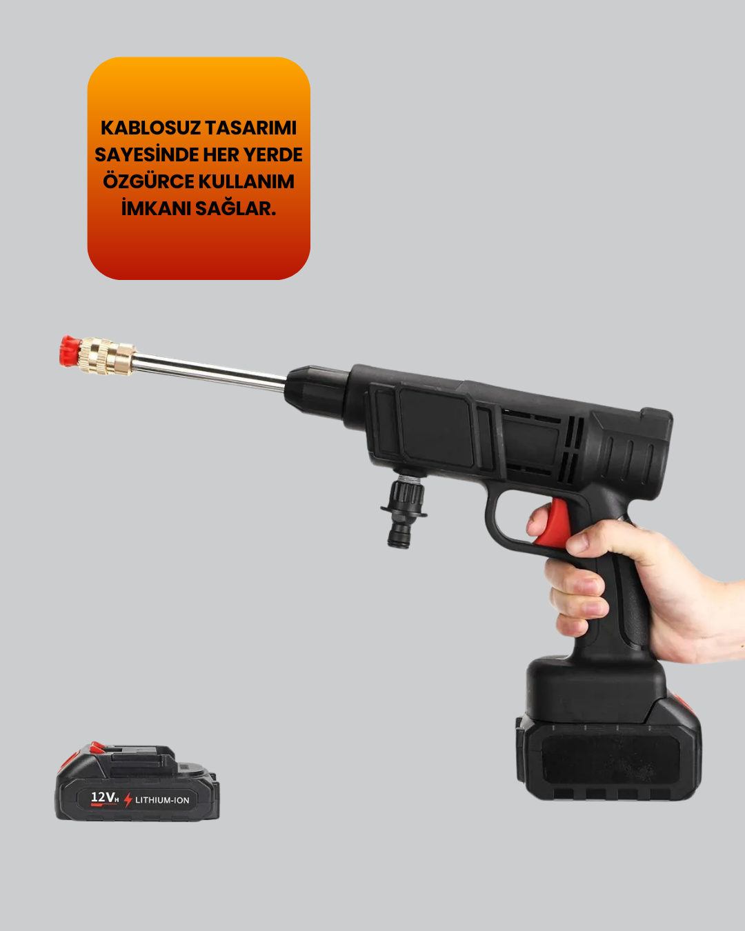 1210746_9-76.png 2025 A Kalite 48V Şarjlı Yüksek Basınçlı Su Tabancası Orijinal Seri - Görsel 4
