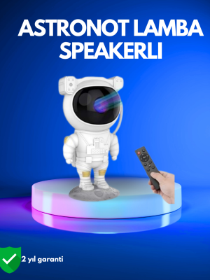 Ayarlanabilir Parlaklık ve Zamanlayıcı Modlu Astronot Lamba