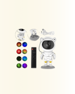 Bluetooth ve Dahili Ses Özellikli Astronot Projeksiyon Lambası - Görsel 5